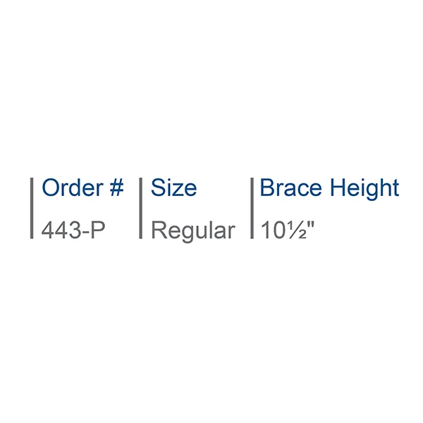 Air-Lite Ankle Brace size chart